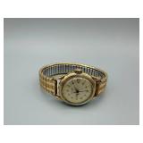 Wittnauer Automatic Vintage Gold-Tone Wristwatch with Expansion Band