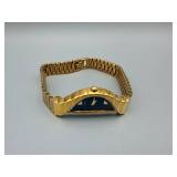 Seiko Quartz Triangular Gold-Tone Wristwatch