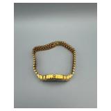 Seiko Quartz Triangular Gold-Tone Wristwatch