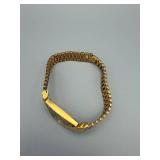 Seiko Quartz Triangular Gold-Tone Wristwatch