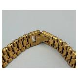 Seiko Quartz Triangular Gold-Tone Wristwatch