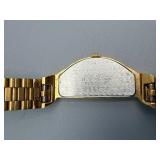 Seiko Quartz Triangular Gold-Tone Wristwatch