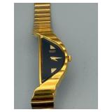Seiko Quartz Triangular Gold-Tone Wristwatch