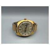 Timex Quartz Day-Date Watches - Gold-Tone Case & Silver Dial