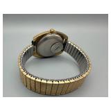 Timex Quartz Day-Date Watches - Gold-Tone Case & Silver Dial