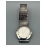 Skagen Denmark Stainless Steel Mesh Watch - Crystal Dial Markers