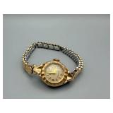 Bulova Vintage Ladies Watch - Two-Tone Gold & Silver Case with Expandable Bracelet