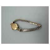 Bulova Vintage Ladies Watch - Two-Tone Gold & Silver Case with Expandable Bracelet