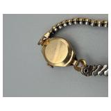 Bulova Vintage Ladies Watch - Two-Tone Gold & Silver Case with Expandable Bracelet