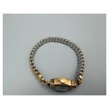 Westfield Vintage Gold-Tone Ladies Watch with Two-Tone Expansion Bracelet