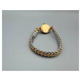 Westfield Vintage Gold-Tone Ladies Watch with Two-Tone Expansion Bracelet