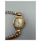 Westfield Vintage Gold-Tone Ladies Watch with Two-Tone Expansion Bracelet