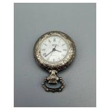 1928 Pocket Watch - Quartz Movement - Ornate Engraved Case - Hong Kong
