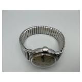 Vintage Stainless Steel Wristwatch w/ Subdial - Untested for Authentication