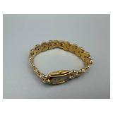 Citizen Quartz Wristwatch - Gold-Tone Link Bracelet, White Roman Numeral Dial