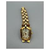 Citizen Quartz Wristwatch - Gold-Tone Link Bracelet, White Roman Numeral Dial