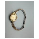 Vintage Gold-Tone Wristwatch with Expansion Band - Untested/Unauthenticated