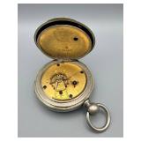 Elgin National Watch Co. Pocket Watch - Antique Open-Face, White Dial