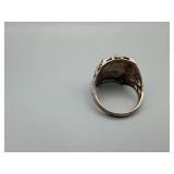 Filigree Floral Openwork Ring - Size 13