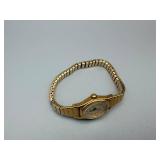 Gold-Tone Wristwatch with Expansion Band - Analog Dial