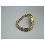 Gold-Tone Wristwatch with Expansion Band - Analog Dial