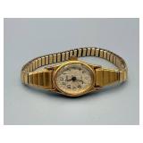 Gold-Tone Wristwatch with Expansion Band - Analog Dial