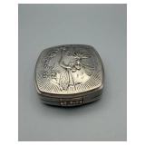 Der Kuß Powder Compact with Mirror - Vintage German Decorative Case