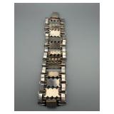 Sterling Silver Turquoise Bead Bracelet - Made in Mexico