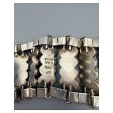 Sterling Silver Turquoise Bead Bracelet - Made in Mexico