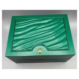 Rolex 39137.02 Green Presentation Box - Watch Box with Beige Interior