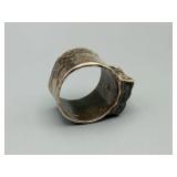 925 Sterling Silver Ring with Black Onyx Stone