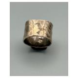 925 Sterling Silver Ring with Black Onyx Stone