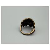 Bronze Tone Indian Ring - Vintage Style Band