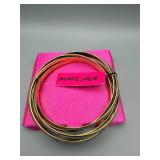 Betsey Johnson Bangle Set - Gold-Tone & Glitter Bangles