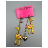 Betsey Johnson Giraffe Earrings