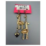 Betsey Johnson Giraffe Earrings