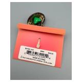 Betsey Johnson Heart Charm Pendant 807491-X01 - Green Enamel Center