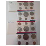 US Mint Proof Sets from 1977 and 1978. 24 Coins