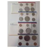 US Mint Proof Sets from 1976 and 1977. 24 Coins