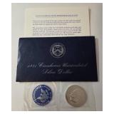 1971 Eisenhower "Ike" Dollar - Blue Label - 40% Silver