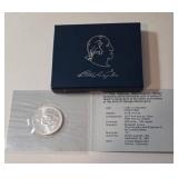 1732-1982 George Washington Silver Commemorative Half Dollar Coin. Recognition of George Washington 250th Anniversary of his birth. - COA