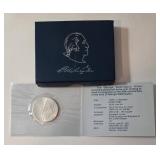 1732-1982 George Washington Silver Commemorative Half Dollar Coin. Recognition of George Washington 250th Anniversary of his birth. - COA