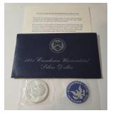 1971 Eisenhower "Ike" Dollar - Blue Label - 40% Silver