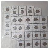 1930 - 1965 Five Cent Canadian - 45 Coins