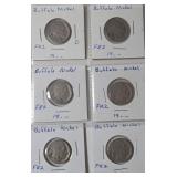 Unreadable Buffalo / Indian Head Nickels - 24 Coins
