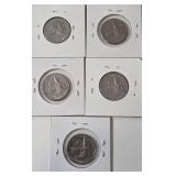 5 - (1776-1976) Quarter Dollars