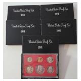 5 - 1981 United States Proof Set