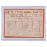 1964 Topps Sandy Koufax, #136