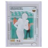 2024 Luke McCaffrey Clearly Donruss Auto RC