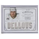 2013-14 Brian Bellows National Treasures Game Worn Materials #8/99